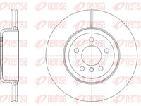 Disc frana 61551 10 REMSA pentru Bmw Seria 5 Bmw Seria 7 Bmw Seria 6