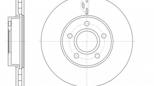 Disc frana 61560 10 ROADHOUSE pentru Ford C-m