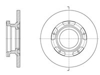 Disc frana 61564 00 REMSA pentru Ford Tourneo Ford Transit