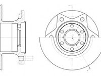 Disc frana 6242 00 ROADHOUSE pentru Alfa romeo Ar Iveco Daily