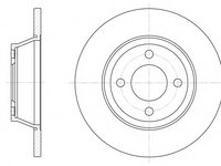 Disc frana 6287 00 ROADHOUSE pentru Audi 80