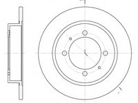 Disc frana 6447 00 ROADHOUSE pentru Mitsubishi Carisma Volvo S40 Volvo V40 Mitsubishi Space