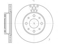 Disc frana 6517 10 ROADHOUSE pentru Alfa romeo 155 Alfa romeo 145 Alfa romeo 146 Fiat Palio Fiat Albea Fiat Petra Fiat Siena Fiat Punto