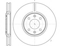 Disc frana 6587 10 ROADHOUSE pentru CitroEn Xantia CitroEn C5