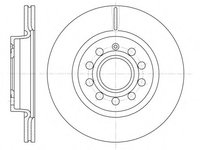 Disc frana 6647 10 REMSA pentru Seat Leon Skoda Octavia Skoda Laura Vw Jetta Vw Vento Audi A3 Vw Golf Skoda Yeti Vw Beetle Vw Novo Vw Rabbit Vw Caddy Seat Altea Seat Toledo Vw Eos