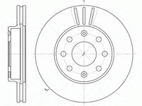 Disc frana 6655 10 ROADHOUSE pentru Chevrolet Aveo Daewoo Kalos Chevrolet Kalos Chevrolet Beat Chevrolet Matiz Chevrolet Spark