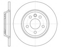 Disc frana 6659 00 ROADHOUSE pentru Vw Eurovan Vw Transporter Land rover Freelander Land rover Lr2 Vw Sharan Seat Alhambra Volvo Xc60 Ford Galaxy Volvo S80 Volvo Xc70