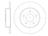 Disc frana 6820 00 ROADHOUSE pentru Nissan Almera Nissan Primera