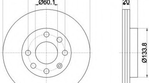 Disc frana 92029603 TEXTAR pentru Opel Corsa 