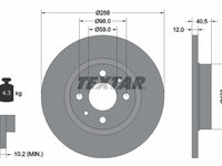 Disc frana (92041503 TEXTAR) ALFA ROMEO,FIAT,LANCIA