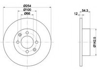 Disc frana 92051500 TEXTAR pentru Renault 18 Renault 25 Renault Fuego Renault Espace