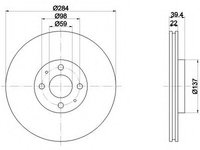 Disc frana 92055203 TEXTAR pentru Fiat Tipo Fiat Coupe Alfa romeo 145 Alfa romeo 146 Fiat Multipla Fiat Punto