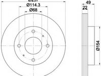 Disc frana 92056300 TEXTAR pentru Nissan Primera Nissan 200 Nissan 240 Nissan Axxess Nissan Liberty Nissan Prairie Nissan Almera Nissan Pulsar