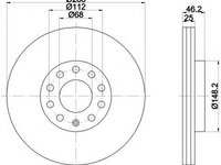 Disc frana 92057605 TEXTAR pentru Audi 100 Audi A6 Audi A4 Vw Passat