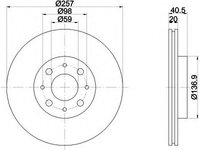 Disc frana 92068503 TEXTAR pentru Alfa romeo 155 Fiat Tipo Fiat Tempra Alfa romeo 145 Alfa romeo 146 Fiat Barchetta Fiat Brava Fiat Bravo Fiat Marea Fiat Palio Fiat Strada Fiat Punto