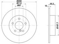 Disc frana 92072703 TEXTAR pentru Mercedes-benz C-class Mercedes-benz E-class Mercedes-benz Clk Mercedes-benz Slk Mercedes-benz Clc-class Mercedes-benz Limuzina