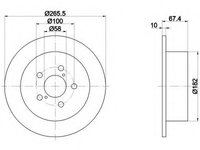 Disc frana 92082000 TEXTAR