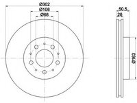 Disc frana 92092300 TEXTAR pentru Volvo 850 Volvo S70 Volvo V70 Volvo C70