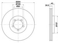 Disc frana 92103803 TEXTAR pentru Ford Transit