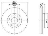 Disc frana 92109403 TEXTAR pentru Nissan Almera Nissan Maxima Nissan X-trail Nissan Primera Nissan Cefiro