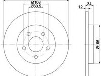 Disc frana 92109703 TEXTAR pentru Ford Mondeo Ford Metrostar