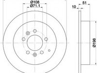 Disc frana 92112000 TEXTAR pentru Peugeot 607