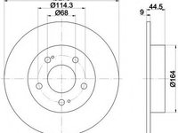 Disc frana 92113103 TEXTAR pentru Nissan Maxima Nissan Cefiro