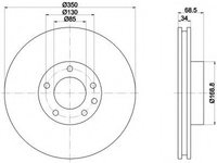 Disc frana 92121805 TEXTAR pentru Audi Q7 Vw Touareg