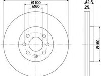 Disc frana 92124603 TEXTAR pentru Chevrolet Meriva Opel Combo Opel Corsa Opel Vita