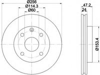 Disc frana 92133600 TEXTAR pentru Chevrolet Lacetti Chevrolet Nubira Chevrolet Optra Daewoo Nubira Daewoo Lacetti