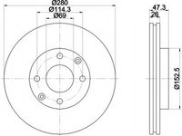 Disc frana 92136600 TEXTAR pentru Hyundai Sonata Hyundai Avante Hyundai Elantra Kia Magentis Kia Optima Hyundai Azera Hyundai Grandeur