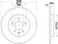 Disc frana 92137003 TEXTAR pentru Audi A4 2004 2005 2006 2007 2008