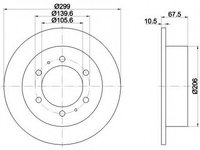 Disc frana 92138500 TEXTAR pentru Daewoo Korando Daewoo Musso Daewoo Rexton