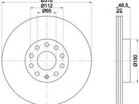 Disc frana 92140703 TEXTAR pentru Vw Passat Skoda Superb Audi A3 Vw Cc Vw Golf Vw Rabbit Seat Leon