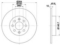 Disc frana 92145903 TEXTAR pentru Fiat Punto Opel Corsa Fiat Grande