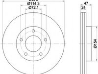 Disc frana 92146503 TEXTAR pentru Mazda Tribute Ford Escape Ford Maverick