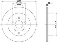 Disc frana 92149303 TEXTAR pentru Nissan Elgrand Nissan Quest Nissan Murano