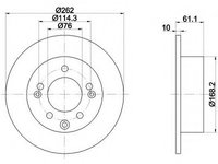 Disc frana 92161703 TEXTAR pentru Hyundai I30 Kia Cee d Kia Pro cee d Kia Sportage Hyundai Ix35 Hyundai Tucson