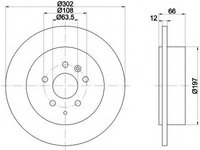 Disc frana 92162703 TEXTAR pentru Land rover Freelander Land rover Lr2