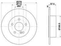 Disc frana 92163103 TEXTAR pentru Mercedes-benz C-class