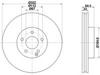 Disc frana 92163403 TEXTAR pentru Mercedes-benz C-class Mercedes-benz E-class