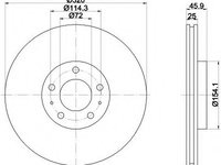 Disc frana 92166300 TEXTAR pentru Mazda 6 Mazda Atenza