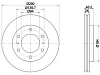 Disc frana 92167103 TEXTAR pentru Mitsubishi Montero Mitsubishi Pajero Mitsubishi Pajeroshogun Mitsubishi Shogun