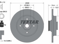 Disc frana 92168703 TEXTAR pentru Citroen Ds5 2012 2013 2014 2015