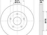 Disc frana 92181503 TEXTAR pentru Fiat Freemont Vw Transporter