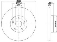 Disc frana 92194303 TEXTAR