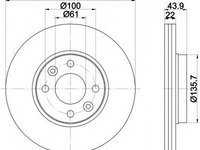 Disc frana 92241503 TEXTAR pentru Renault Kangoo Dacia Lodgy Renault Clio Mercedes-benz Citan Dacia Dokker Renault Captur Renault Lodgy