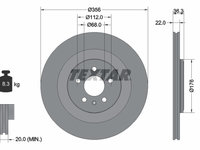 Disc frana 92241803 TEXTAR pentru Audi A6 Audi A7