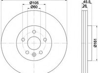 Disc frana 92243303 TEXTAR pentru Opel Mokka Chevrolet Tracker Chevrolet Trax