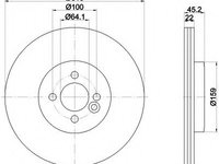 Disc frana 92255003 TEXTAR